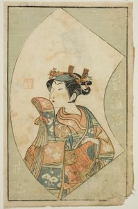 A színész Arashi Hinaji, "A színpadi rajongók képeskönyve (Ehon butai ogi)" alkotó: Ippitsusai Bunchō