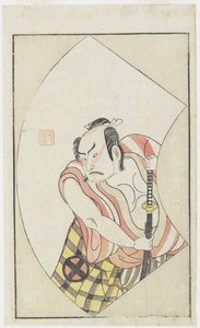 A színész O_tani Hiroji mint Jukka, 1770 januárja alkotó: Ippitsusai Bunchō