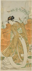 Tee ac and r Yamashita Kinsaku jó tag cothe beach chin g (ruha fehérítés) Danse alkotó: Ippitsusai Bunchō