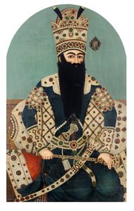 Af Fateh Shah portréja alkotó: Iran Mihr Ali