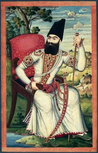 Abbas Mirza herceg portréja, 1820 körül alkotó: Iranian Master