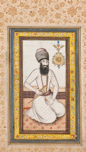 Karim Khan Zand portréja, a Nadir Shah, Qajar Irán párjának egyike