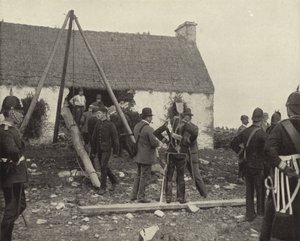 Kilakoltatási jelenet (f/w fotó) alkotó: Irish Photographer