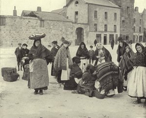 Fishmarket, Galway (f/w fotó) alkotó: Irish Photographer