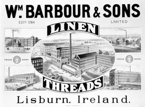 Reklám a Wm. Barbour und Sons (litho)