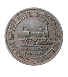 Igazgatói bérlet a Ballymena, Ballymoney, Coleraine és Portrush Junction Railway számára, Írország alkotó: Irish School