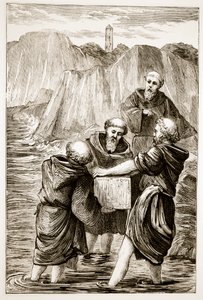Szent Brigid szelencéje a The Trials Thaumaturge-ből, avagy Írország három csodatevő szentje, Mary Cusack (1829-99) 1890-es évek körüli kiadásában