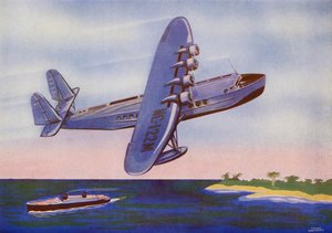 Sikorsky S-42, Bermuda Clipper (színes litográfia)