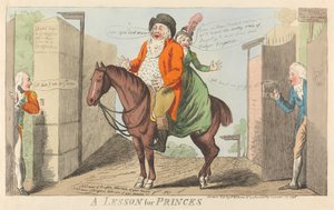 Eine Lektion für Prinzen alkotó: Isaac Cruikshank