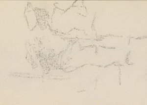 Abklatsch a 13. oldalon található krétarajzból alkotó: Isaac Israels
