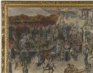 körhintó Amszterdamban alkotó: Isaac Israels