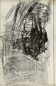 Kocsi az utcán alkotó: Isaac Israels