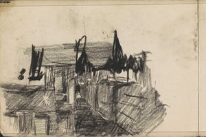 Utcakép figurákkal alkotó: Isaac Israels