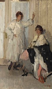 Ippy és Gertie próbababák Hirschben, Amszterdamban, 1915-1917 körül (olaj, vászon)