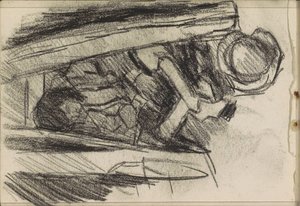 Ülő fiatalember alkotó: Isaac Israels