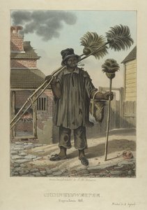 Kéményseprő, 11. tábla a Karaktervázlatokból...,1838