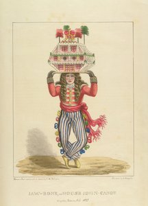 Jaw-Bone, vagy House John-Canoe, 3. lemez a "Sketches of Character..."-ből, 1838