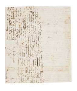 A Principia Mathematica két oldalas átdolgozása alkotó: Isaac Newton