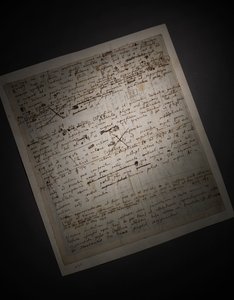 A Principia Mathematica két oldalas átdolgozása alkotó: Isaac Newton