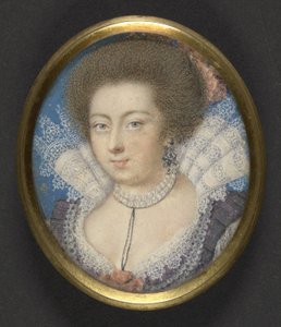 Erzsébet, Csehország királynője, 1615 körül alkotó: Isaac Oliver