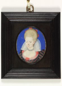 Frances Howard, Lennox és Richmond hercegnője (akvarell pergamen) alkotó: Isaac Oliver