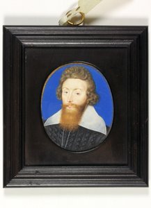 Sir Richard Liveson (Leveson), Anglia admirálisa (akvarell pergamen) alkotó: Isaac Oliver