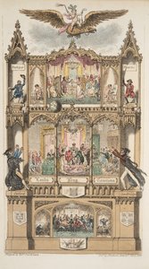 Frontispiece, az angol kémből, kocsma. 1824 (kézzel színezett metszet) alkotó: Isaac Robert Cruikshank