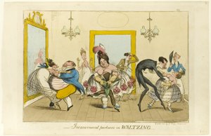 Kényelmetlen partnerek a keringőben alkotó: Isaac Robert Cruikshank