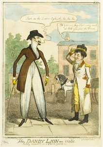 A Dandy Lion egzotikus állatot fedeztek fel az utóbbi időben egy istálló udvarán alkotó: Isaac Robert Cruikshank