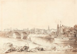 Híd az Irwellen és Manchester bejárata