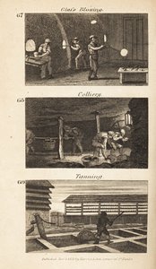 Kereskedelem a Regency England-ben: üvegfúvás, fúvóka és cserzés