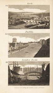 Kereskedelem a Regency Írországban és Angliában: Cork, Dublin és London Docks alkotó: Isaac Taylor