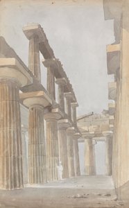 A paestumi nagy templom belseje alkotó: Isaac Weld