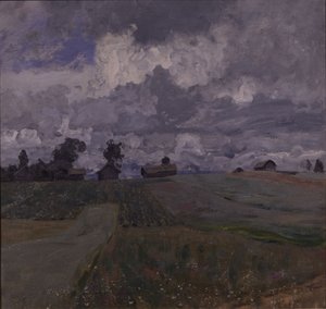 Viharos nap, 1897 alkotó: Isaak Ilyich Levitan