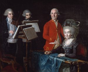 Családi csoport, 1781 alkotó: Isabelle Pinson