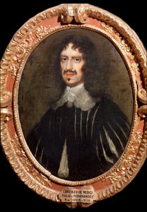 Lorenzo de Medici portréja, Firenze Mecene (Festmény alkotó: Isacco Campo