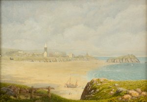 "Tenby, a tengerpart", 1870-1927 alkotó: Isambard Owen