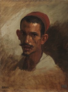 Tanulmány egy fiatal arab fejének, 1860-62 körül