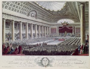 Az Estates General megnyitása Versailles-ban, 1789. május 5-én