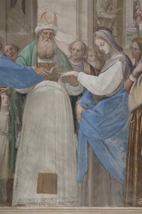 Részlet a Szűz Mária házasságából, 1634 alkotó: Isidoro Bianchi