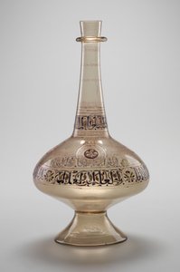 Palack, Dawud, Jemen Rasulid szultána, Mameluk-dinasztia megrendelésére, 12961321 (zománcozott és aranyozott üveg)