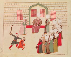 Ms 1671 Egy vezír kivégzést néz alkotó: Islamic School