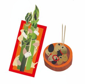 Tapas, 2016 papír alkotó: Isobel Barber