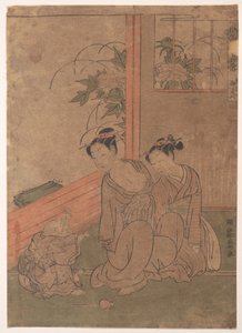 Tō asszony alkotó: Isoda Koryusai