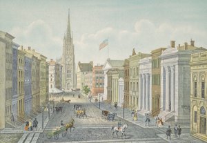 Wall Street, New York, 1847.