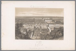 Zicht op Lyon en de kathedraal vanaf Fourvière Lyons. Általános nézet Fourvières-ből Hedendaags Frankrijk (sorozat címe) Franciaország manapság (sorozat címe)