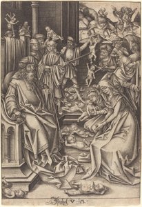 Az ártatlanok mészárlása, c. 14901500. alkotó: Israhel van Meckenem