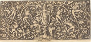 Dísz Morris táncosokkal, c. 14901500.