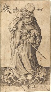 Szent Antal. alkotó: Israhel van Meckenem