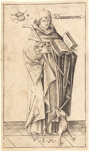 Szent Domonkos alkotó: Israhel van Meckenem